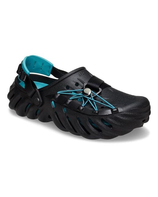 CROCSTM Black Echo Reflective Laces Clog for men