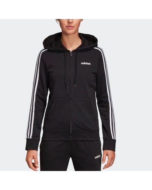 Adidas Blue (Wmns) 3-Stripes Hoodie