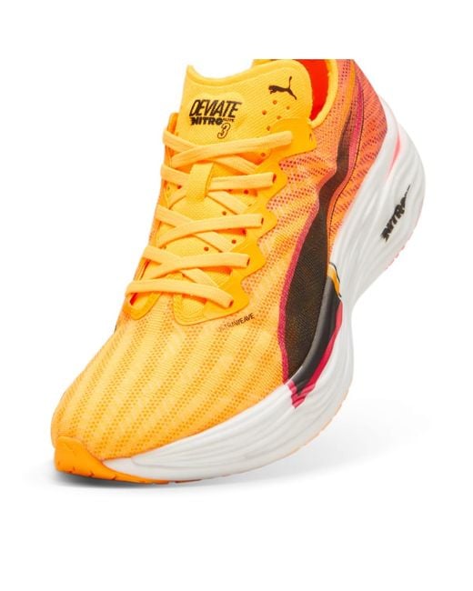 PUMA Orange Deviate Nitro Elite 3 'Sun Stream' for men