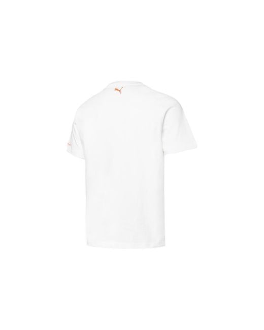 PUMA White X The Beast T-Shirt 'Flower' for men