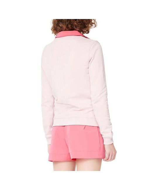 KENZO Pink (Wmns) Classic Tiger Head Printing Round Neck Hoodie