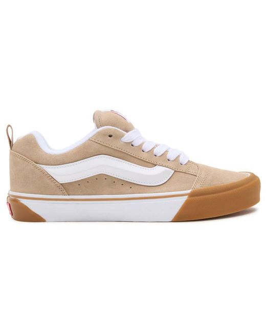 Vans White Knu Skool Tan'