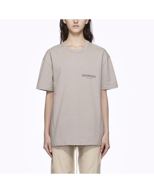 Fear Of God Gray Fw21 Short Sleeve Tee for men