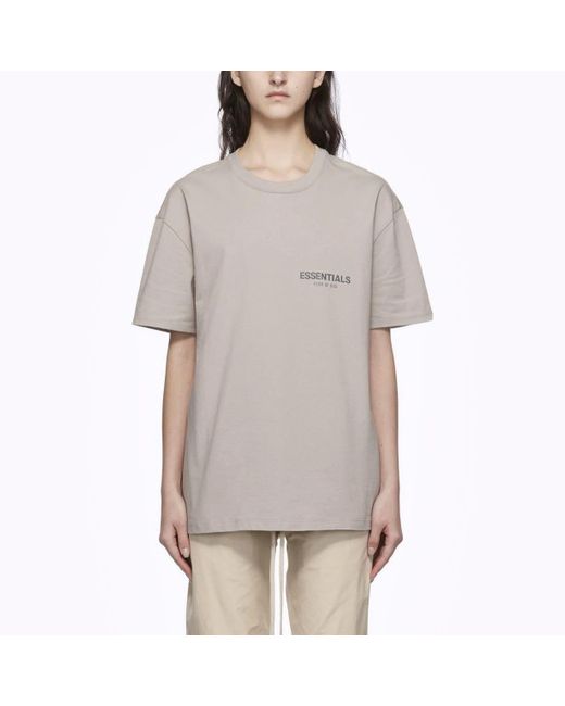 Fear Of God Gray Fw21 Short Sleeve Tee for men
