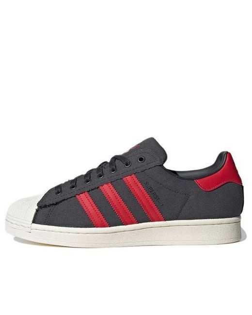 Adidas Red Originals Superstar Shoes for men