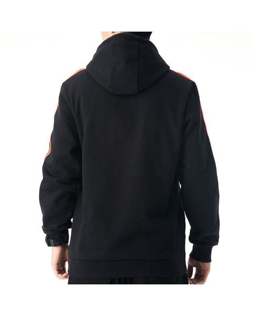 Adidas Blue M Fav Nn Hd Logo Printing Fleece Lined Stay Warm Sports Pullover for men