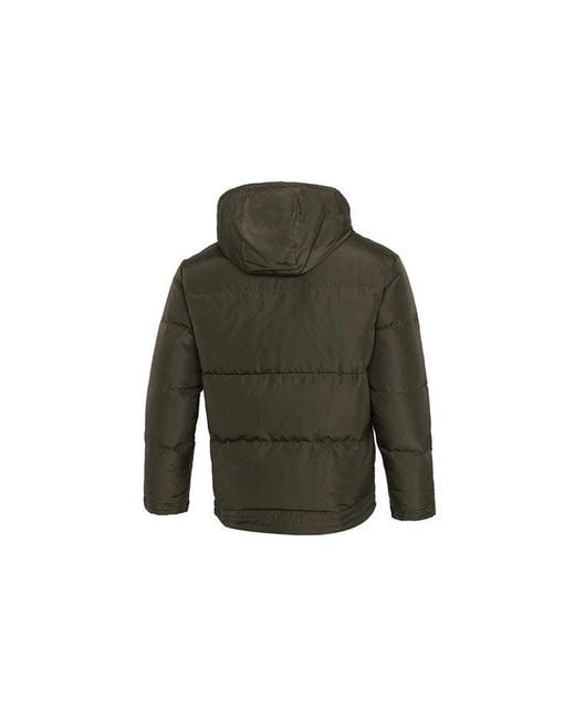 PUMA Hoodie Loose Down Jacket 'Olivegreen' for men