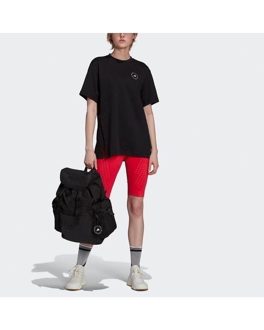 Adidas Black (Wmns) Asmc C Tee Small Logo Sports Round Neck Short Sleeve