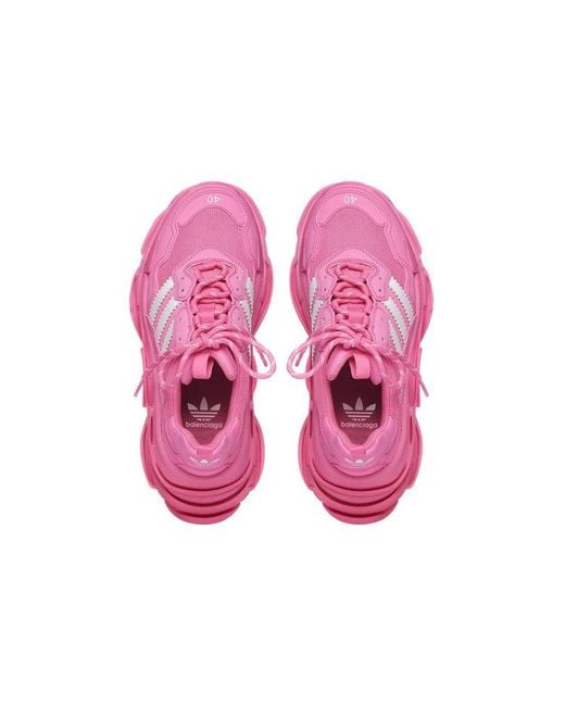 Balenciaga Pink (Wmns) Triple S Sneaker X Adidas 'Neon'