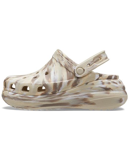 CROCSTM Natural Classic Crush Marbled Clog 'Bone Multi' for men