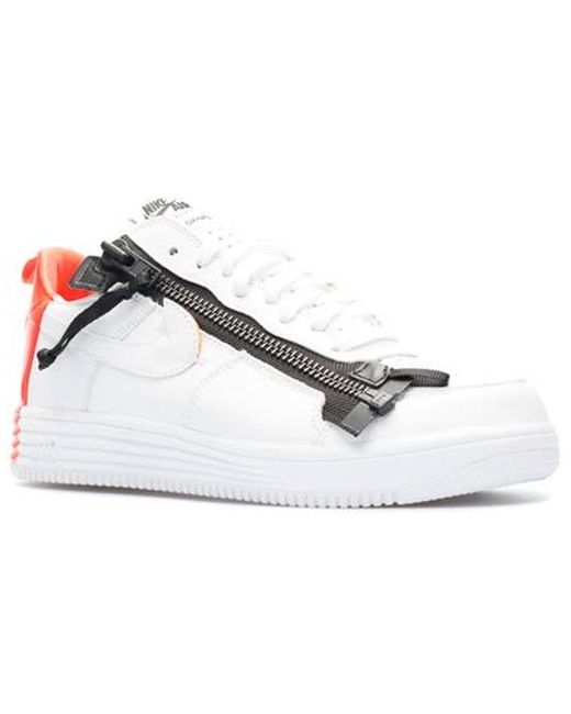 Nike White Acronym X Lunar Force 1 Sp 'Zip' for men