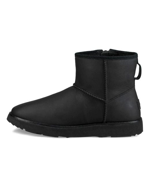 Ugg Black Classic Mini Zip Waterproof for men