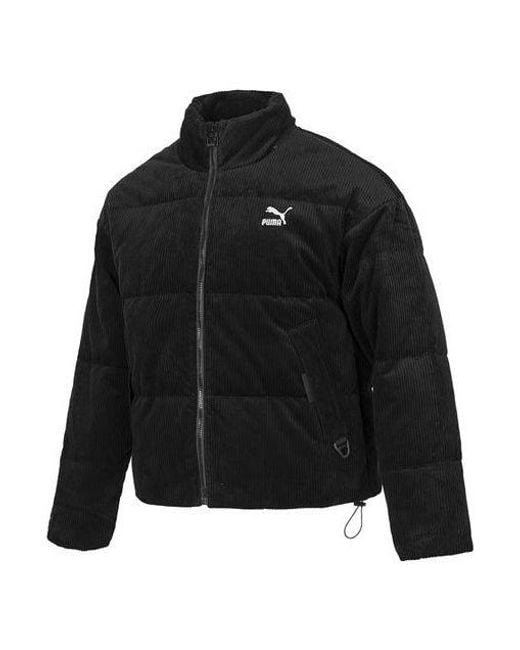 PUMA Black Classics Oversized Puffer Jacket for men