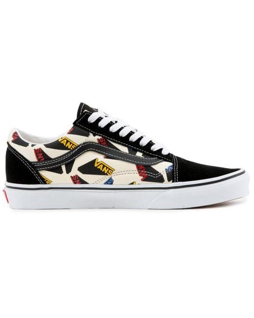 Vans Black Old Skool (Pop Logo) for men