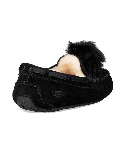 Ugg Black (Wmns) Ansley Bow Glimmer Fleece Lined Shoe