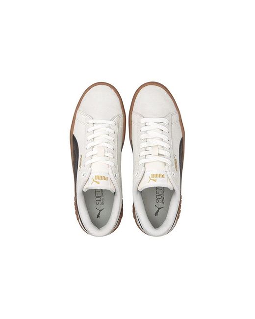 PUMA White (Wmns) Smash Platform V2 Sd Gum'
