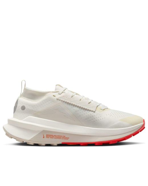 Nike White Zoomx Zegama Trail 2 'Sail Picante' for men