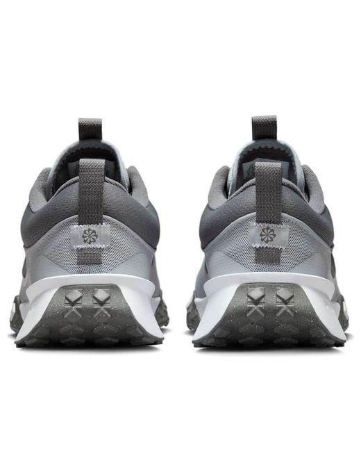 Nike Gray Air Diamond Varsity Turf Baseball Shoes for men