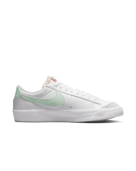 Nike White Blazer Low