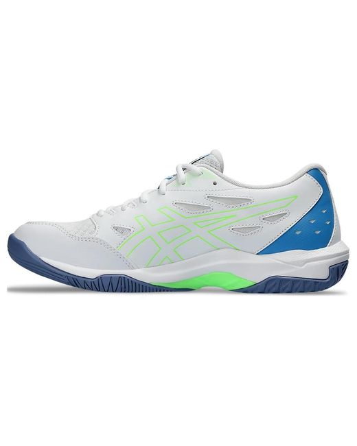 Asics Blue 1071a091-102 Gel-rocket 11 White/lime Burst Uk 10 for men