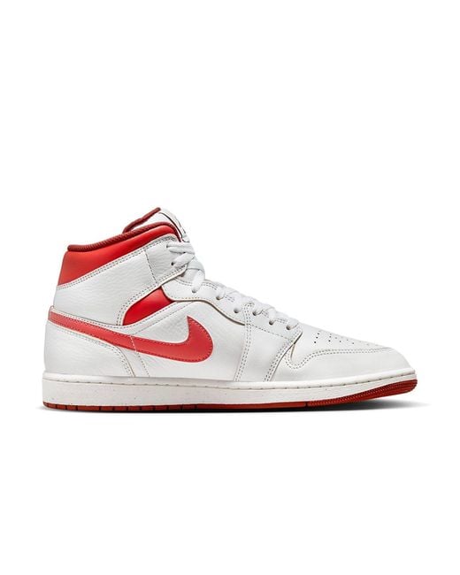 Nike White 1 Mid Se 'Dune' for men