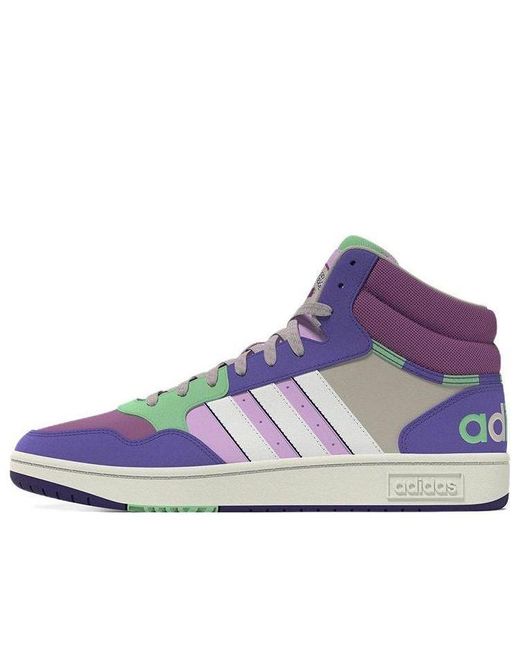 Adidas Blue (Wmns) Hoops 3.0 Mid