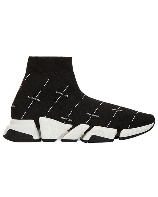 Balenciaga Black Speed 2.0 Sports Shoes for men