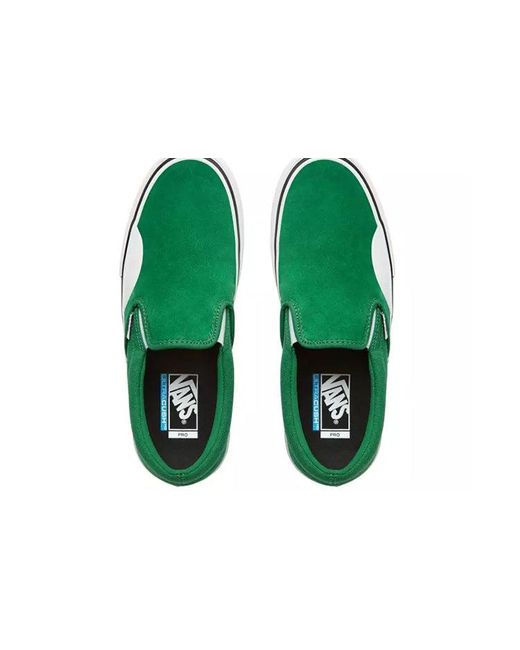 Vans Green Slip-On Pro 'Amazon' for men
