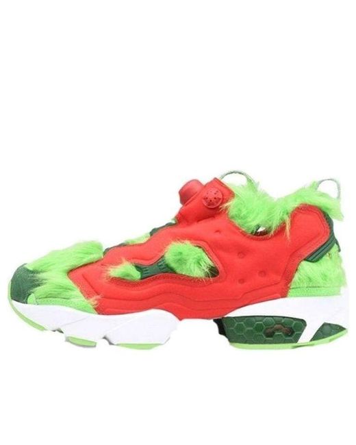 Reebok Green Instapump Fury Cv 'Grinch' for men