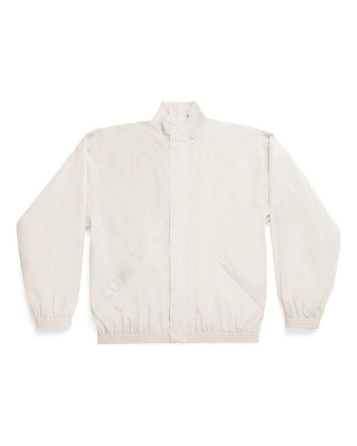 Balenciaga White Minimal Tracksuit Jacket for men