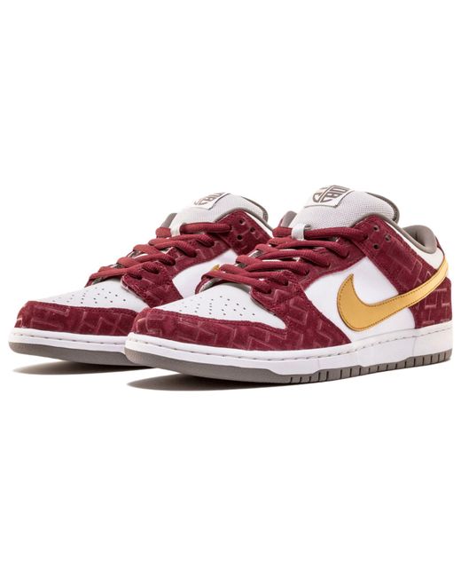 Nike White Sb Dunk Low Premium Qs 'Shanghai' 2013 for men