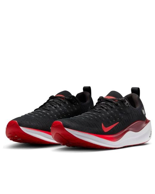 Nike Red Reactx Infinity Run 4 Fire' for men
