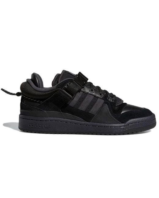Adidas Black X Bad Bunny Forum Buckle Low 'Back To School' for men