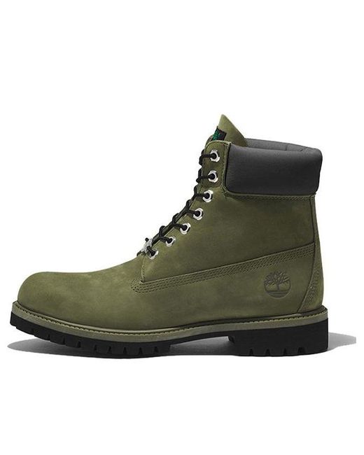 Timberland Green 6 Inch Premium Waterproof Boots for men