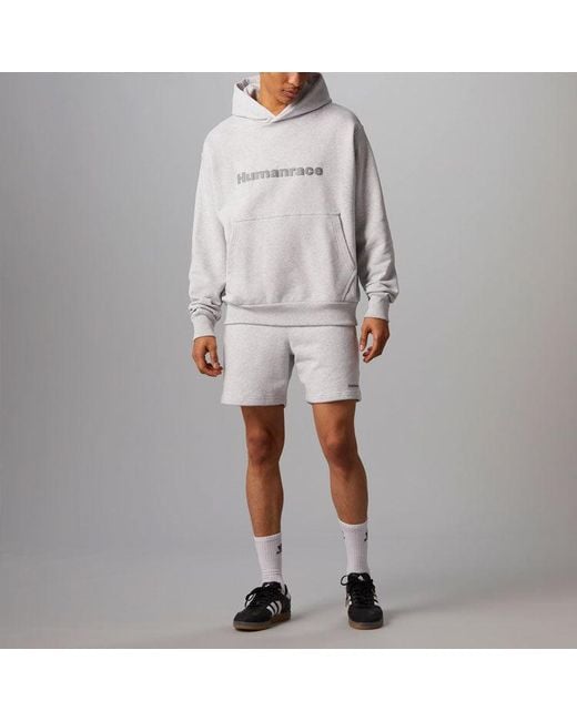 Adidas White Originals X Pharrell Williams Crossover Casual Breathable Sports Solid Color Light Gray for men