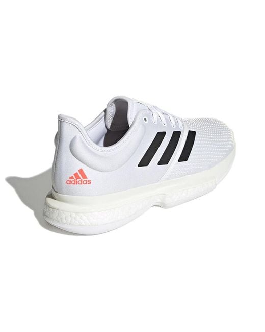Adidas White Solecourt Primeblue for men