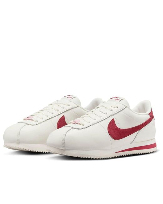 Nike White (Wmns) Cortez 'Valentine's Day'