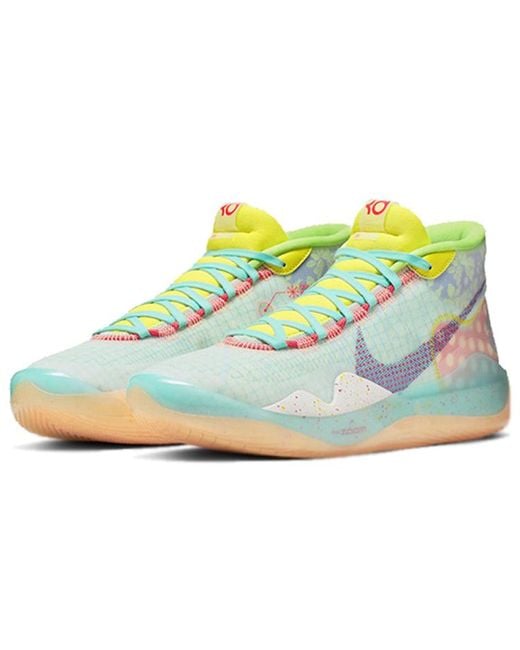 Nike Blue Zoom Kd 12 'Eybl Peach Jam' for men