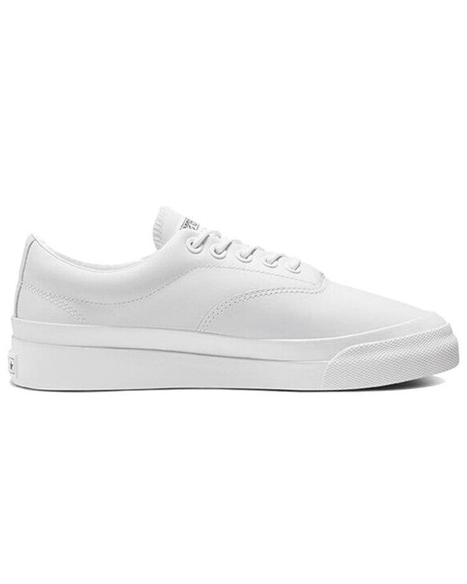 Converse White Skid Grip Cvo Low 'Mono Leather for men