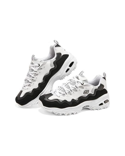 Skechers White (Wmns) D'Lites 1.0