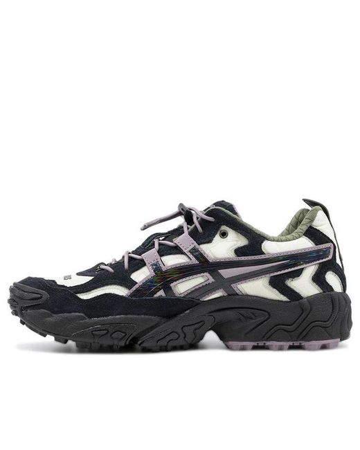 Asics Black X Pleasures Gel-Nandi 'Cream Graphite' for men