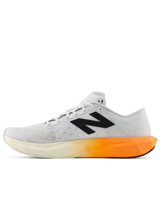 New Balance White Fuelcell Pvlse V1 'Hot Mango' for men