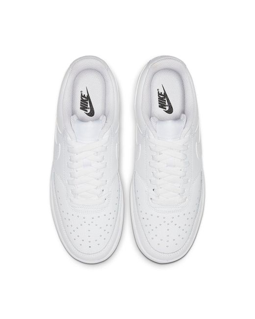 Nike White Court Vision Low Shoes