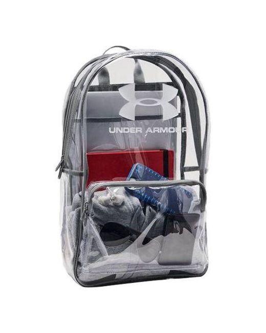 Under Armour Gray Clear Backpack