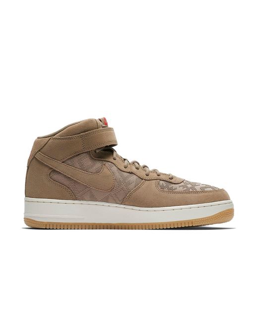 Nike Brown Air Force 1 Mid 07 Premium 'N7' for men