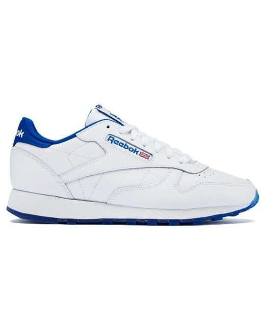 Reebok Blue Classic Leather Ice Shoes Vector' for men