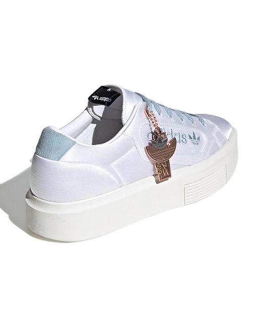 Adidas White (Wmns) Sleek Super 'Cloud'