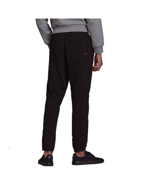 Adidas Black Originals Side Alphabet Printing Sports Pants for men