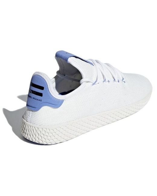 Adidas White X Pharrell Tennis Hu Lilac' for men
