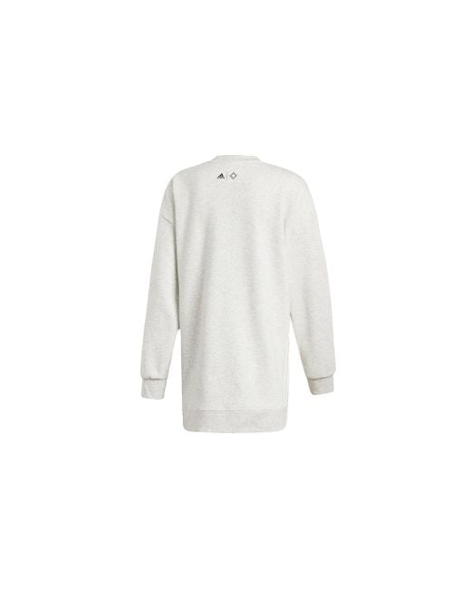 Adidas White 2nd Layer Wanderlust Sweatshirt